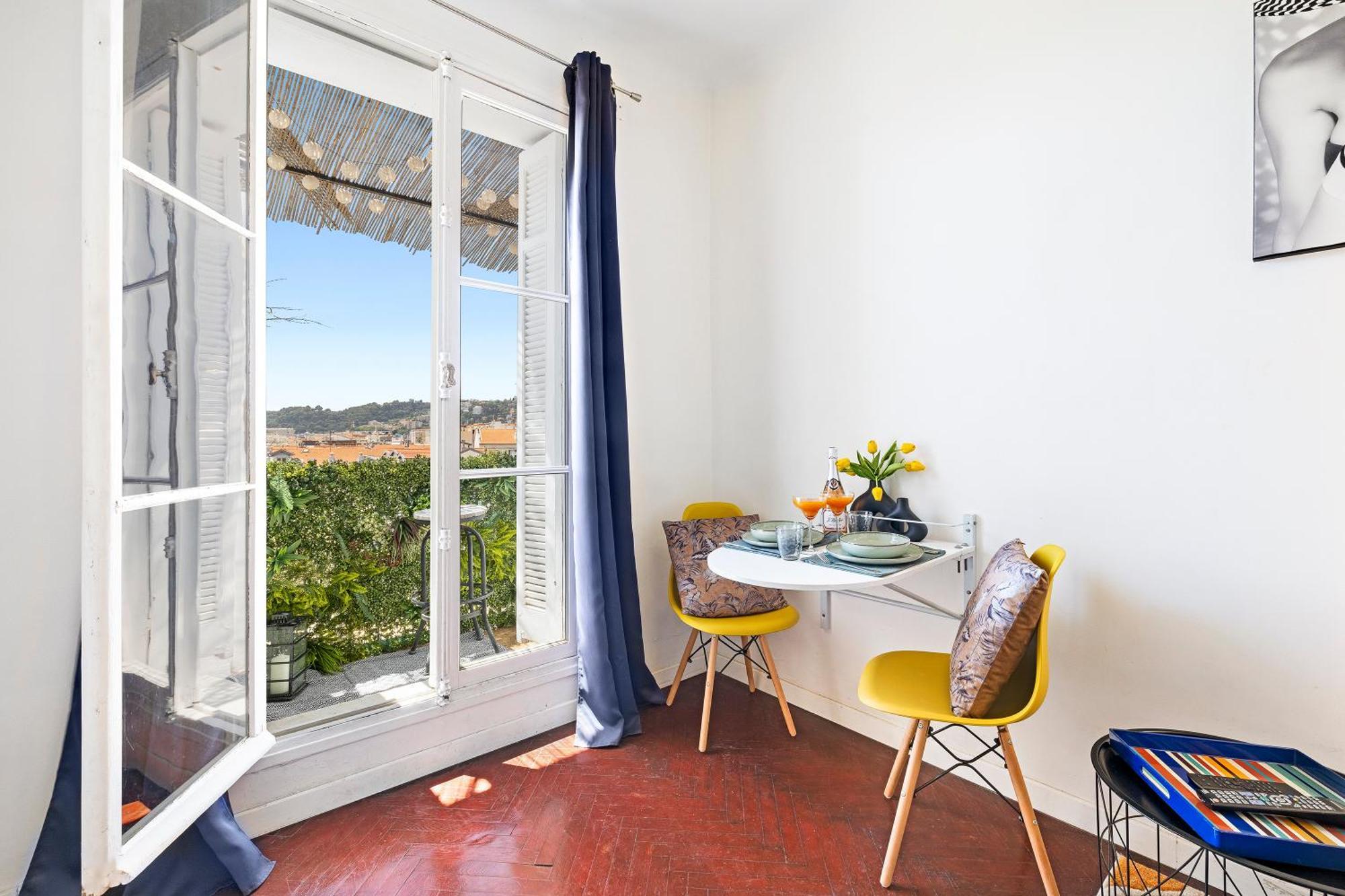 ניס Center - Balcony Quiet - Air Conditioner - Kitchen - Wifi - Tram מראה חיצוני תמונה