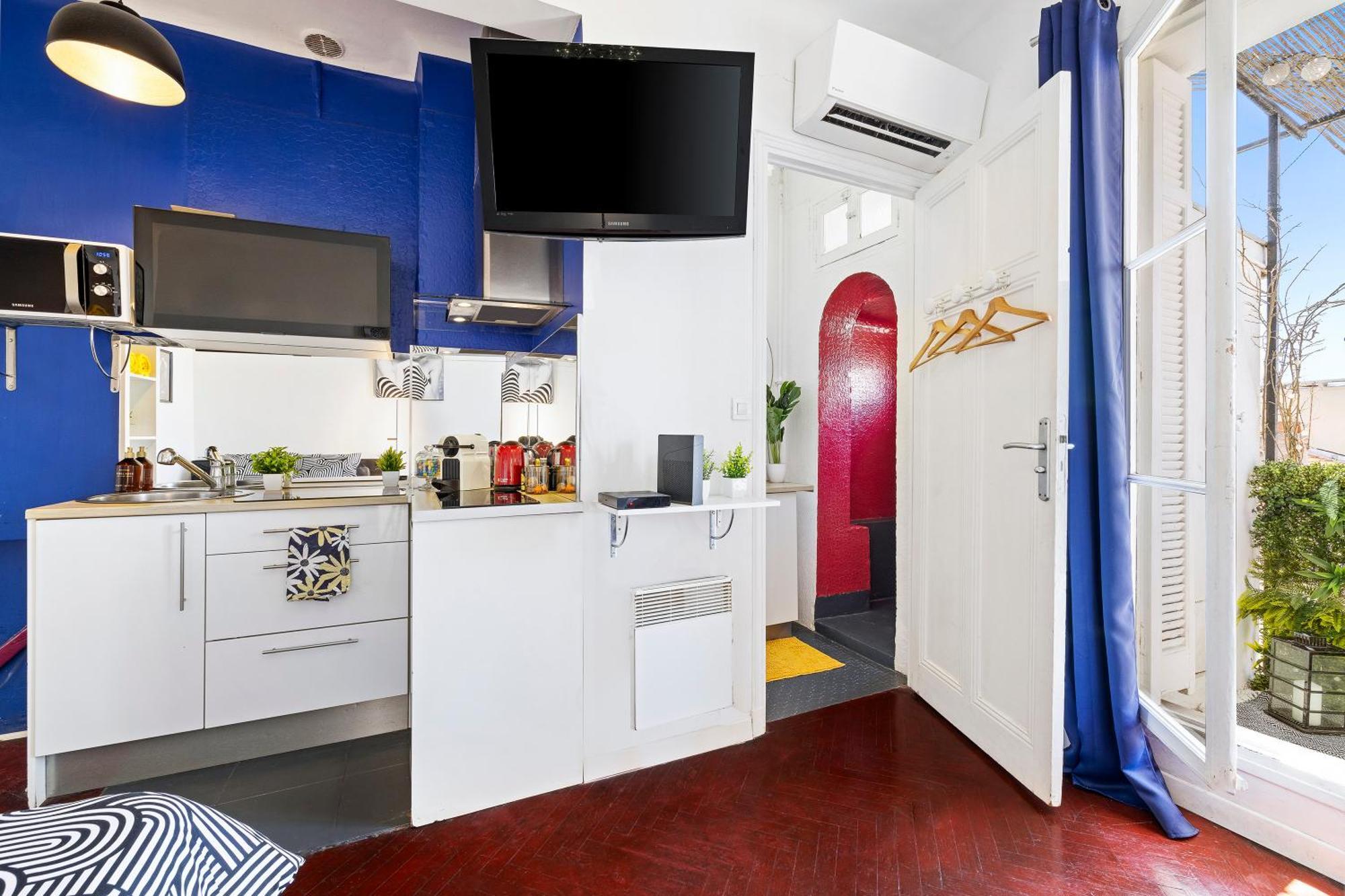 ניס Center - Balcony Quiet - Air Conditioner - Kitchen - Wifi - Tram מראה חיצוני תמונה